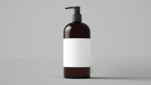 3d rendering of cosmetic dispenser product Anti-Dandruff Shampoo